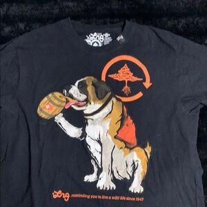 Lrg Black Dog Graphic T-Shirt
